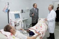 В. Рейн посетил отделения неврологии и кардиологии ГБУЗ ТО «ОБ № 4»